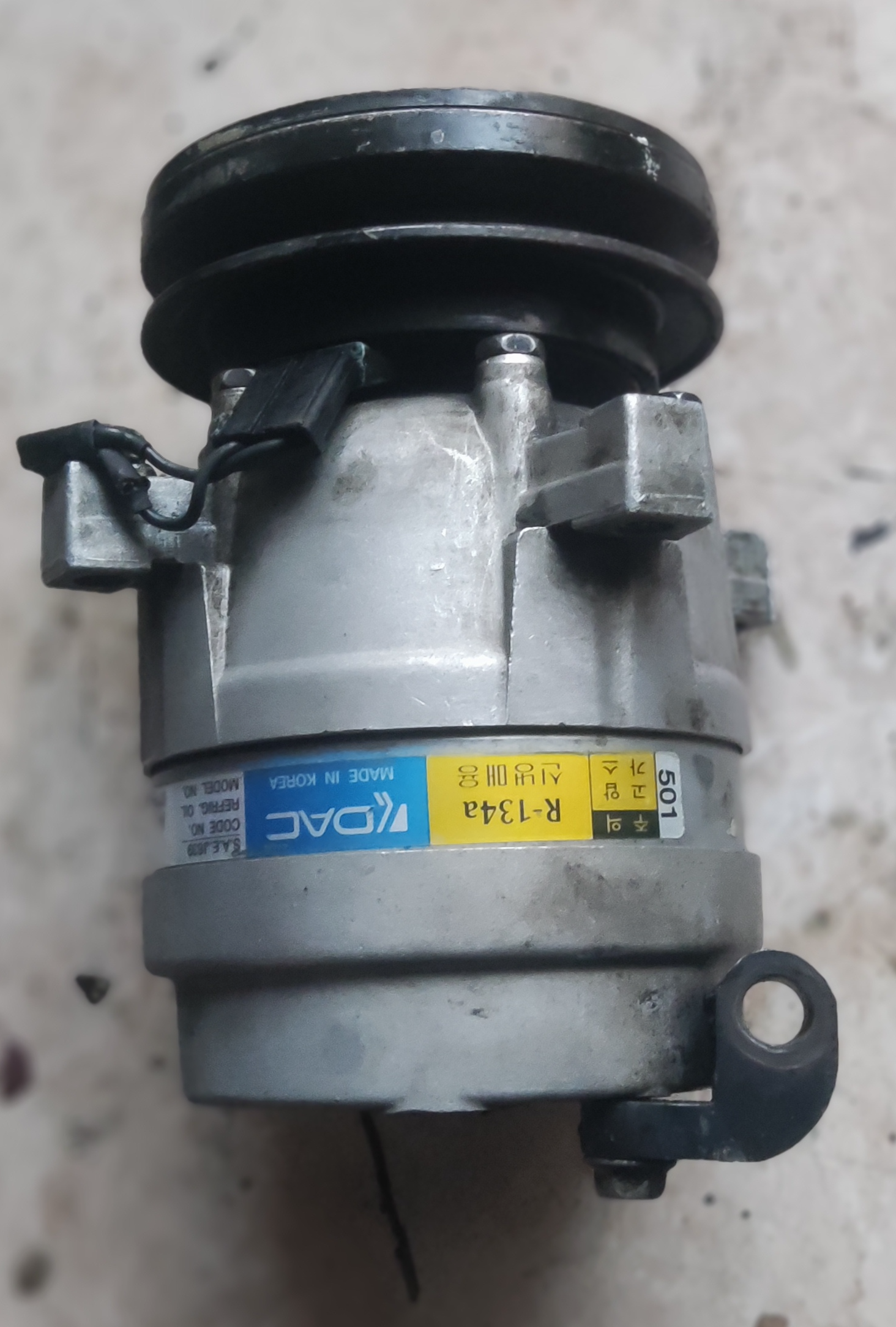 کمپرسور کولر پراید (داک) کره ای اصل کامل